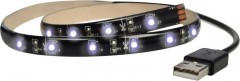 Solight LED psik pre TV, 100cm, USB, vypna, studen biela